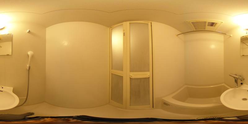 パノラマ画像バスルーム