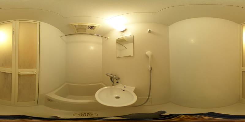 パノラマ画像バスルーム