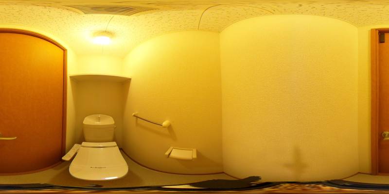 パノラマ画像トイレ