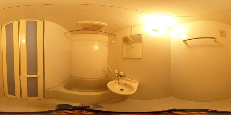 パノラマ画像バスルーム