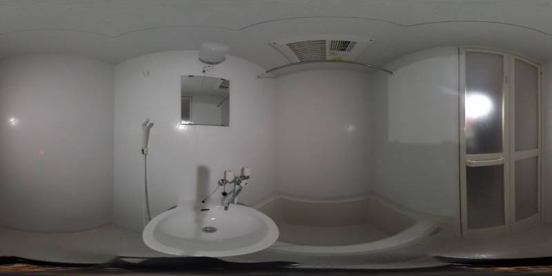 パノラマ画像バスルーム