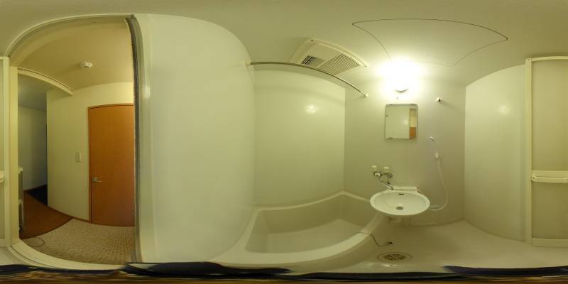 パノラマ画像バスルーム