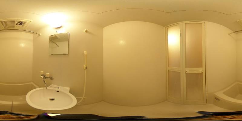 パノラマ画像バスルーム