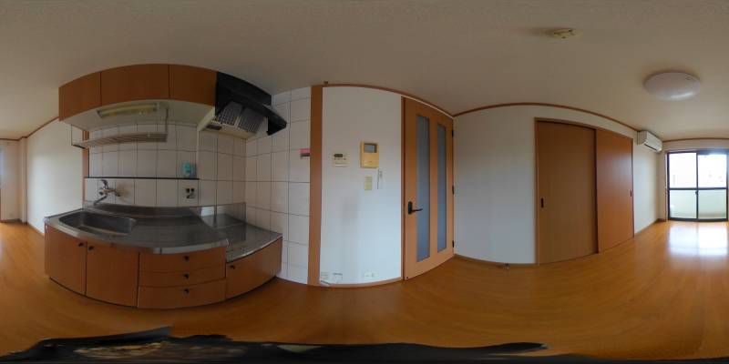 パノラマ画像キッチン