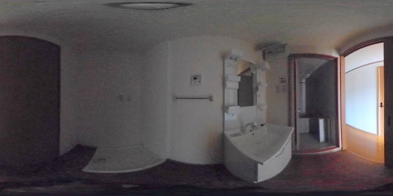 パノラマ画像洗面所