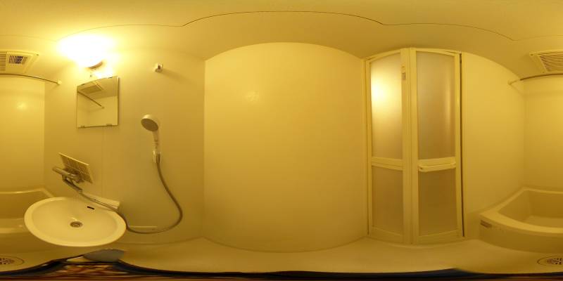 パノラマ画像バスルーム