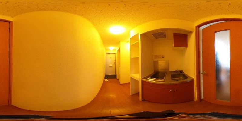 パノラマ画像キッチン