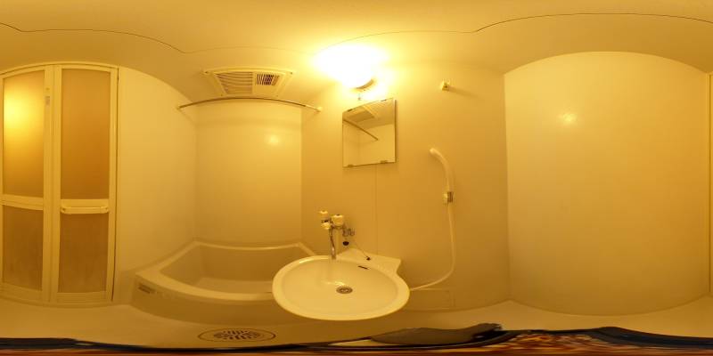 パノラマ画像バスルーム