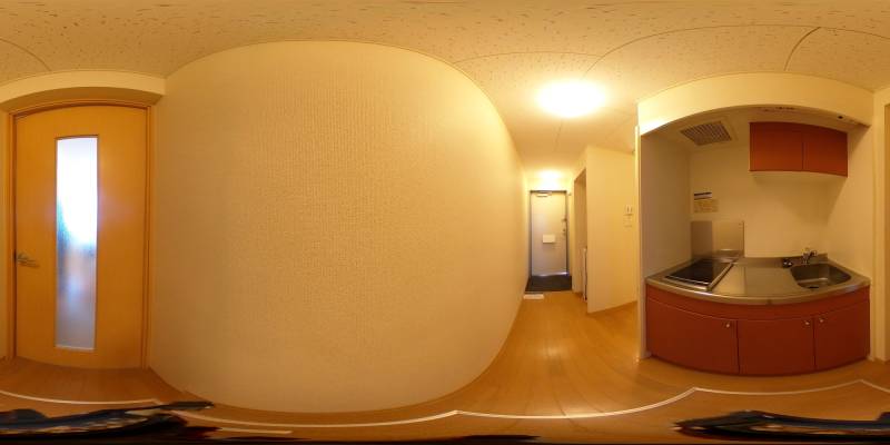 パノラマ画像キッチン