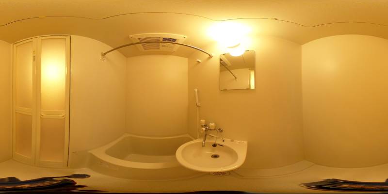 パノラマ画像バスルーム