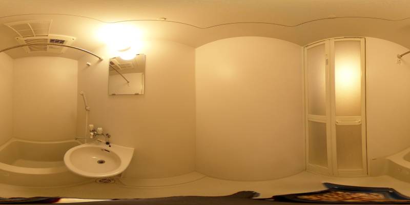 パノラマ画像バスルーム