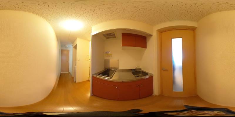 パノラマ画像キッチン