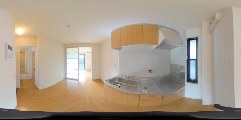 パノラマ画像キッチン