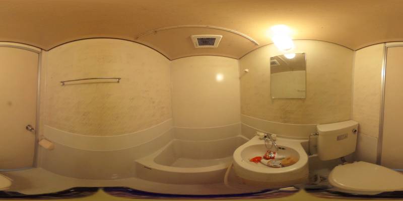 パノラマ画像バスルーム