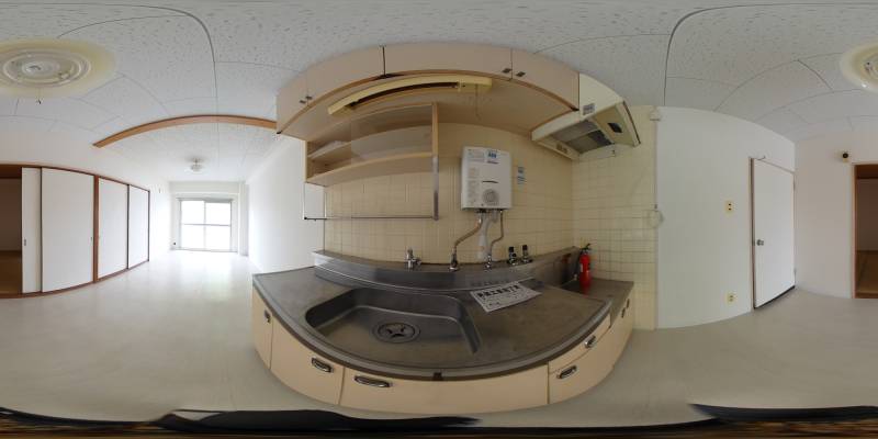 パノラマ画像キッチン