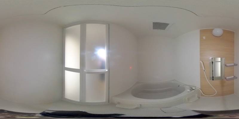 パノラマ画像バスルーム