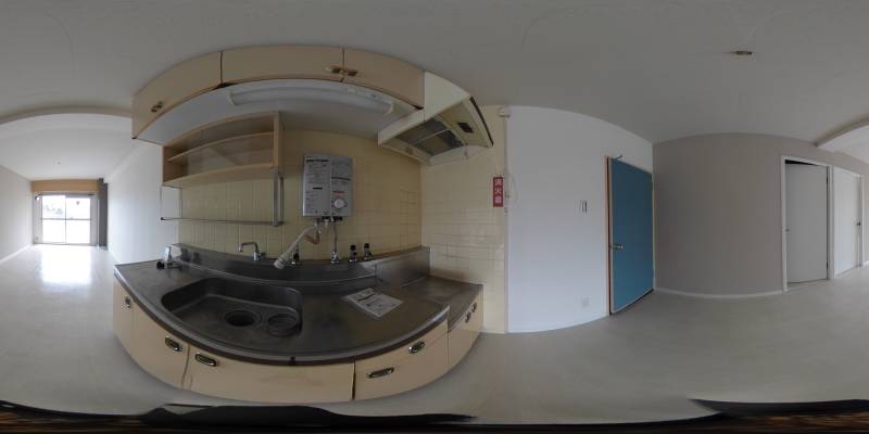 パノラマ画像キッチン