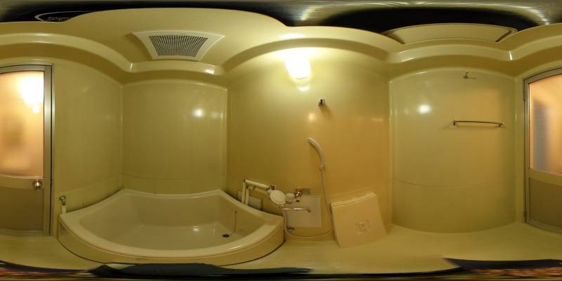 パノラマ画像バスルーム