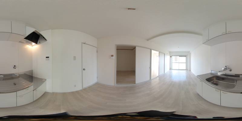 パノラマ画像キッチン