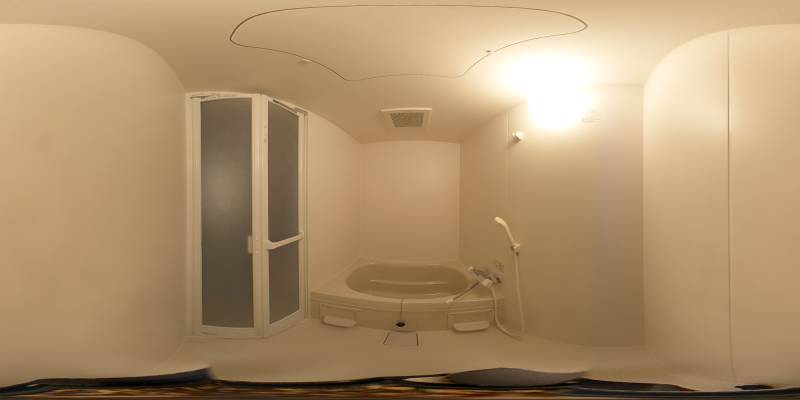 パノラマ画像バスルーム