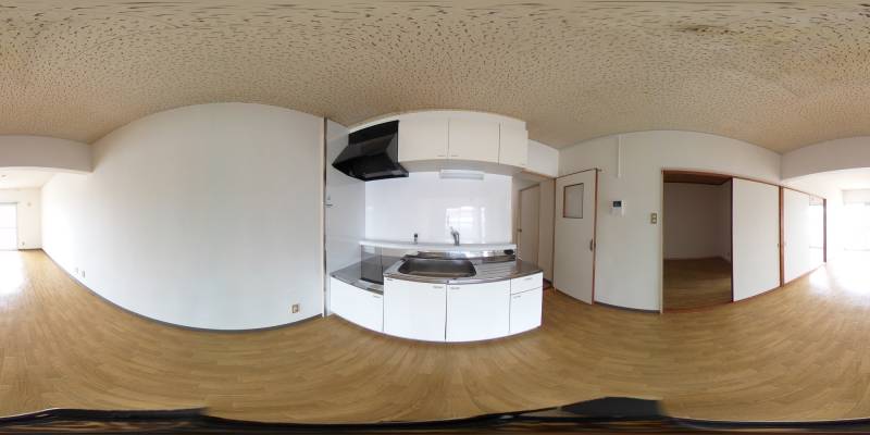 パノラマ画像キッチン