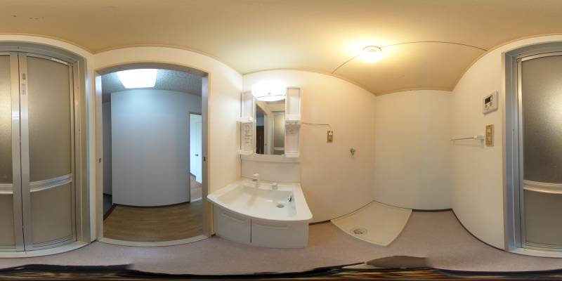 パノラマ画像洗面所