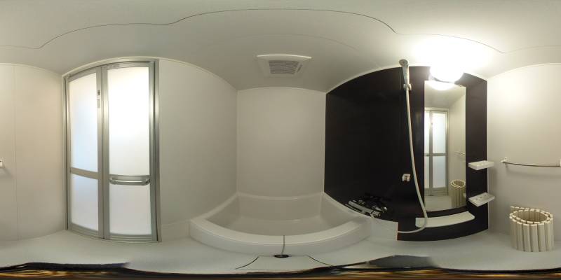 パノラマ画像バスルーム