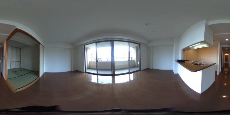 パノラマ画像リビング