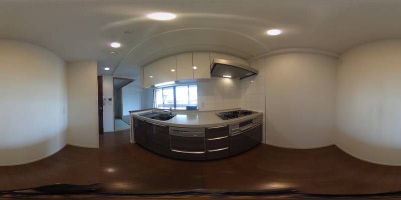 パノラマ画像キッチン