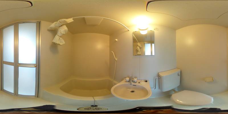 パノラマ画像バスルーム