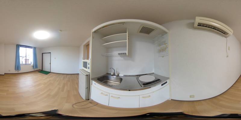 パノラマ画像キッチン