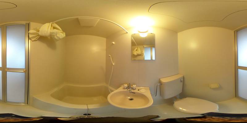 パノラマ画像バスルーム