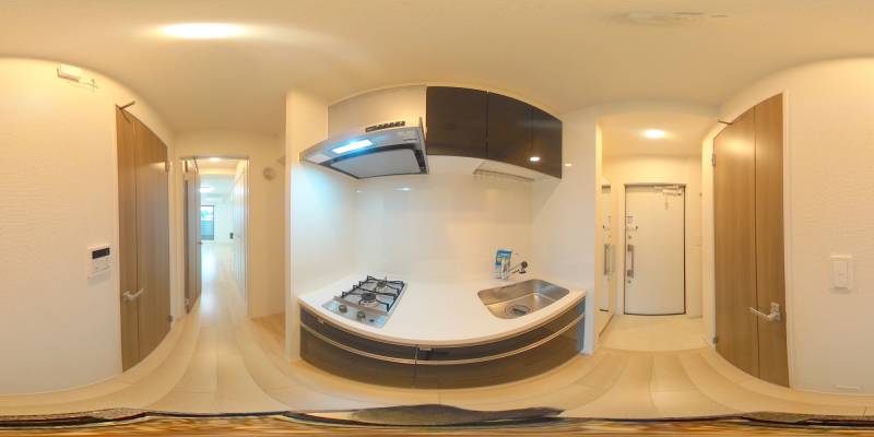 パノラマ画像キッチン