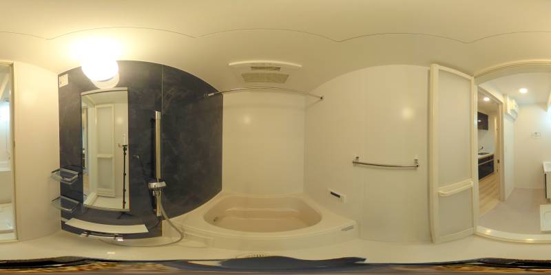 パノラマ画像バスルーム