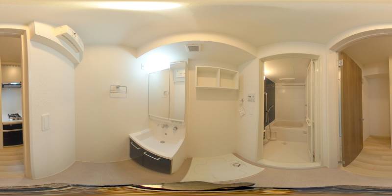 パノラマ画像洗面所