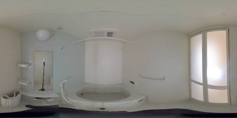 パノラマ画像バスルーム