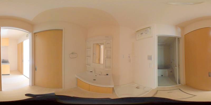 パノラマ画像洗面所