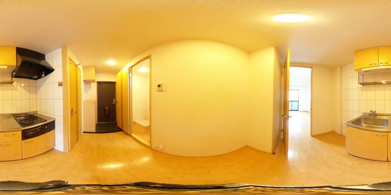 パノラマ画像キッチン