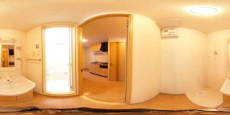 パノラマ画像洗面所