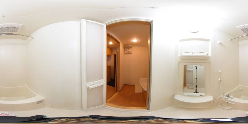 パノラマ画像バスルーム