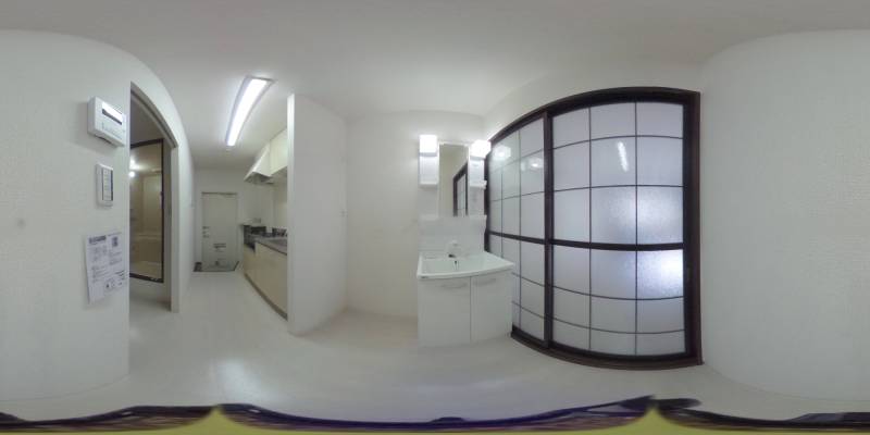 パノラマ画像洗面所