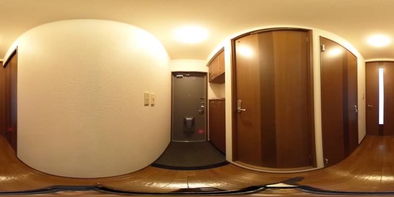 パノラマ画像玄関