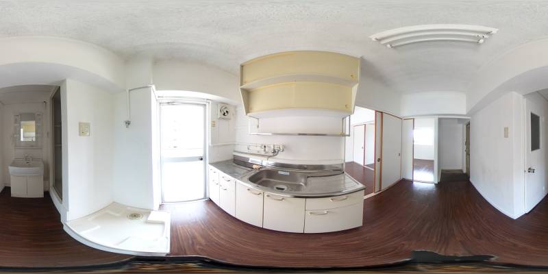 パノラマ画像キッチン