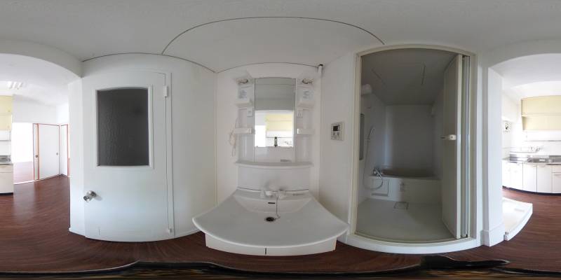 パノラマ画像洗面所