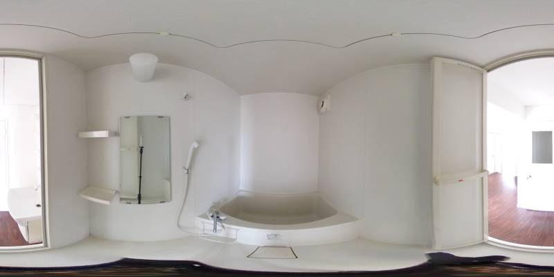 パノラマ画像バスルーム