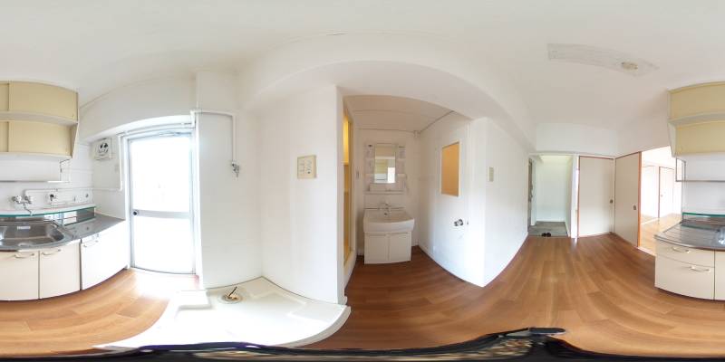 パノラマ画像キッチン