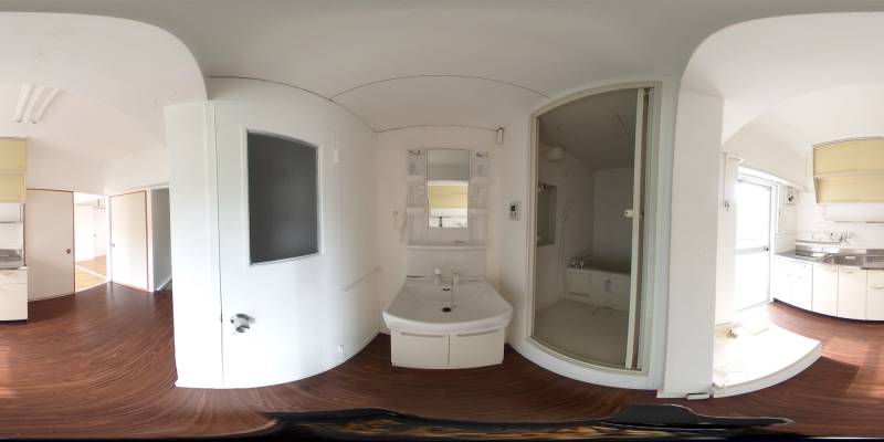 パノラマ画像洗面所