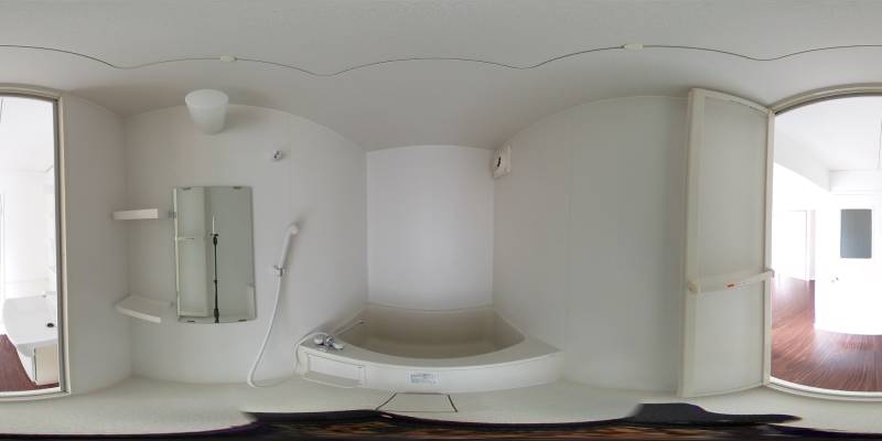 パノラマ画像バスルーム