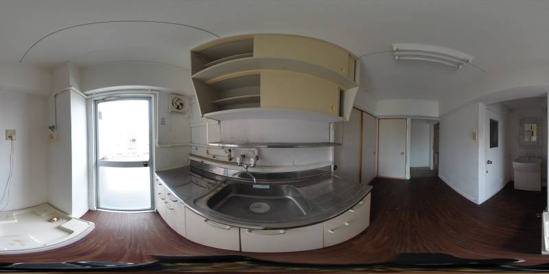 パノラマ画像キッチン