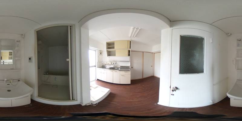 パノラマ画像洗面所